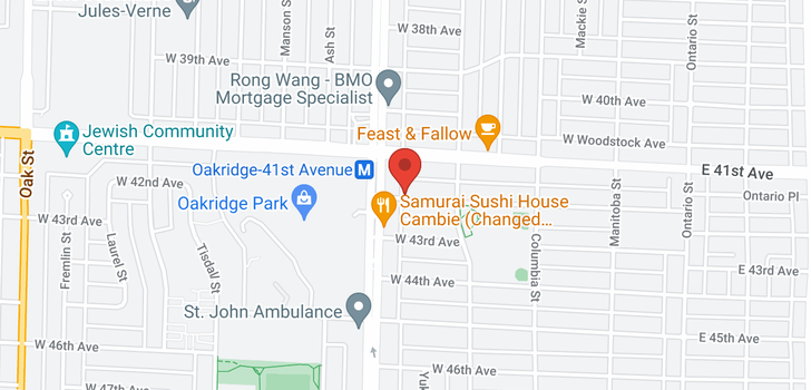 map of 475 W 42ND AVENUE